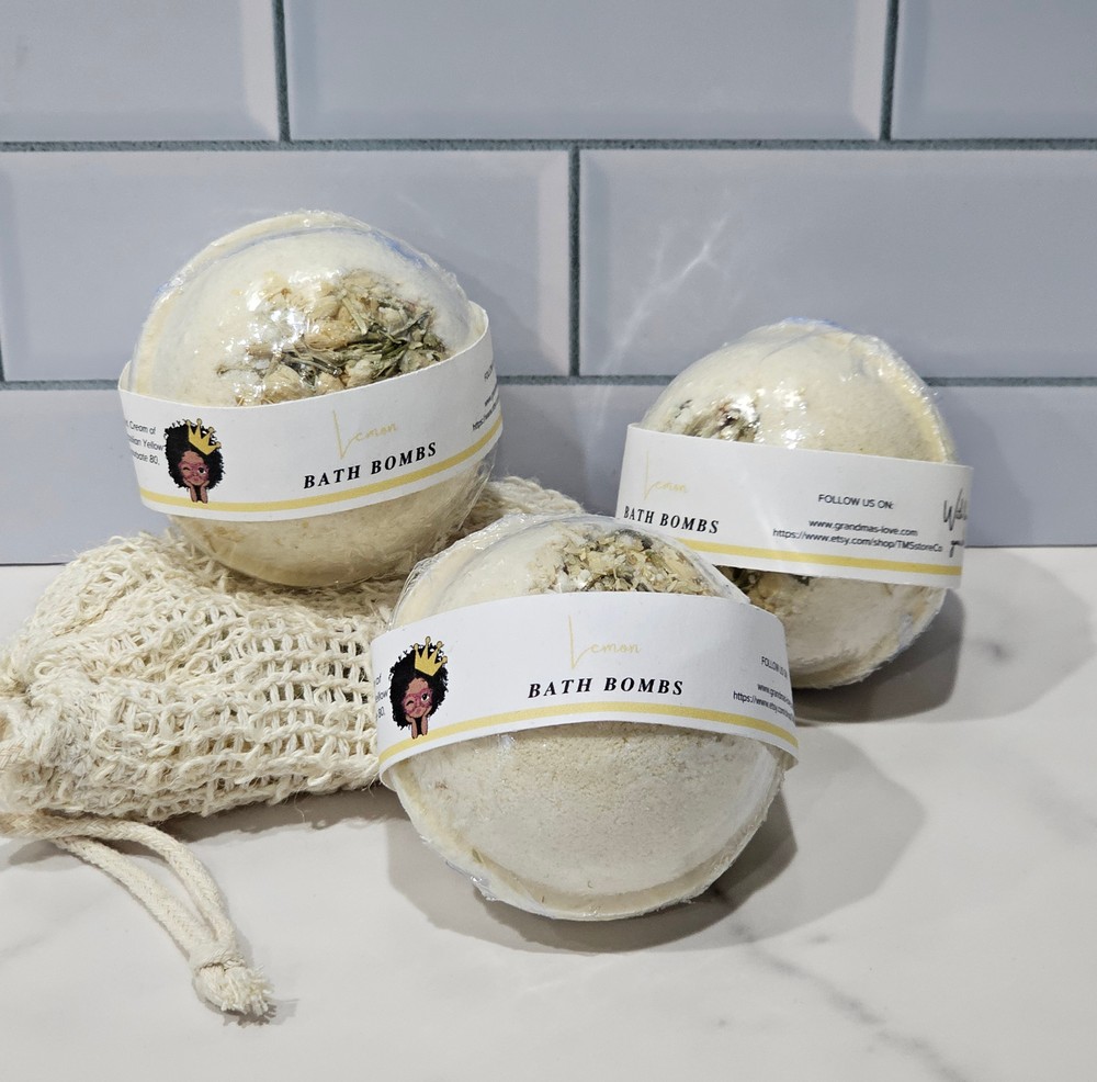 Lemon Bath Bombs