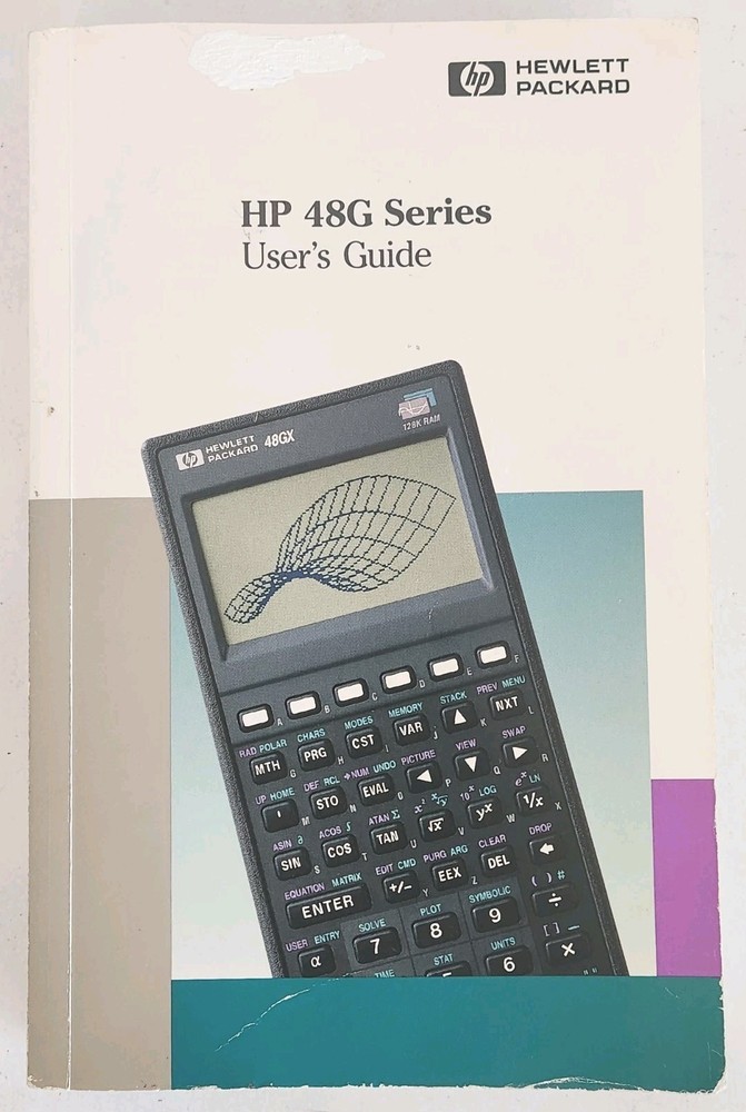 HP 48G Series Graphing Calculator User’s Guide Manual Book 1994, Hewlett Packard
