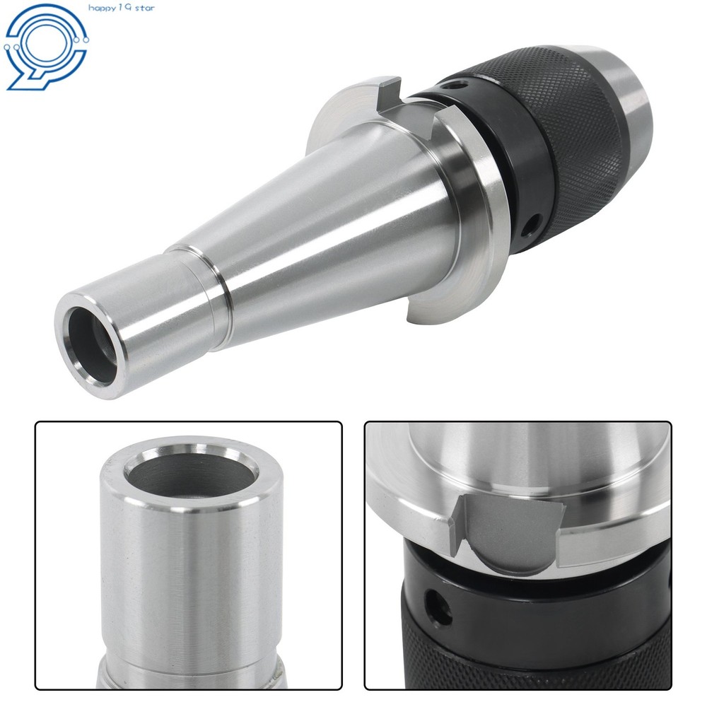 NMTB40 Drill Chuck 1/2 Keyless Operation Integral Shank 5/8-11 Pull Stud