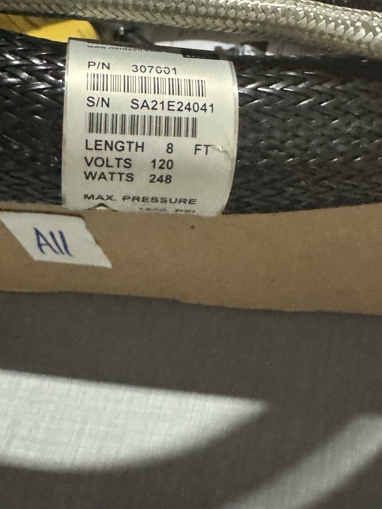 Nordson 8’ 120 V Hose