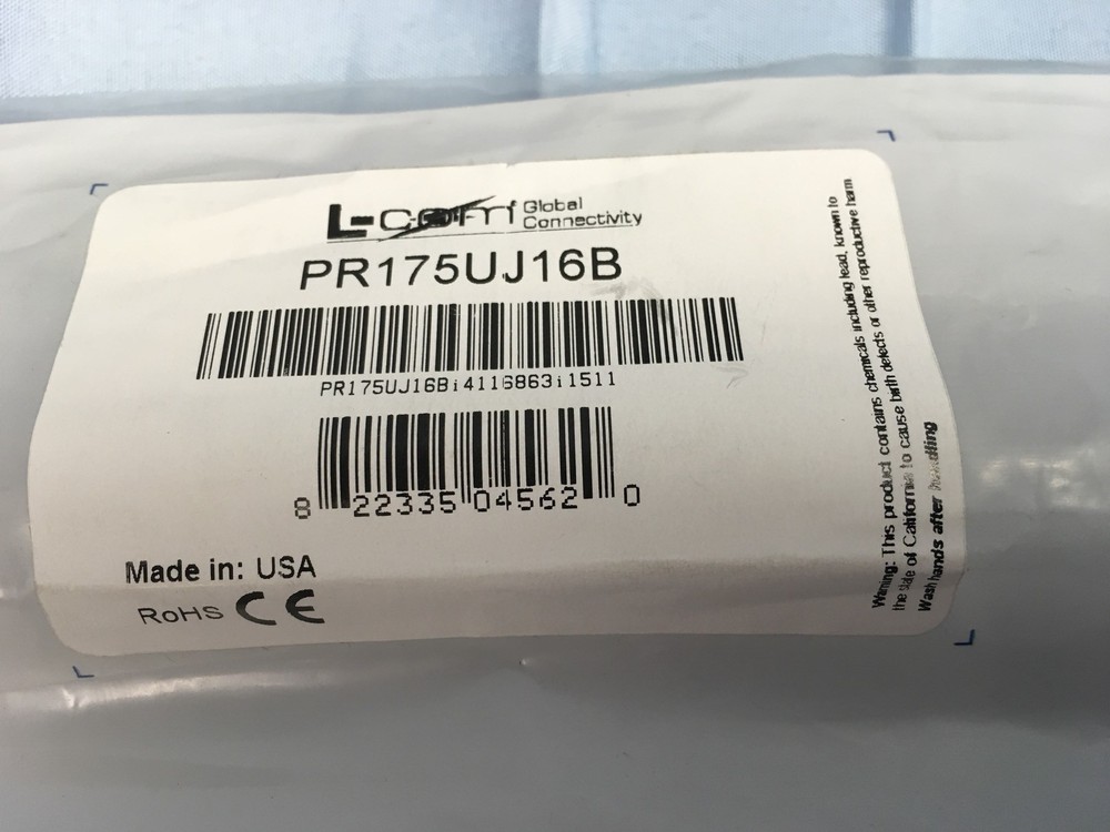NEW L-Com PR175UJ16B 19” Blank Panel w/ 16 Keystone Coupler Slots