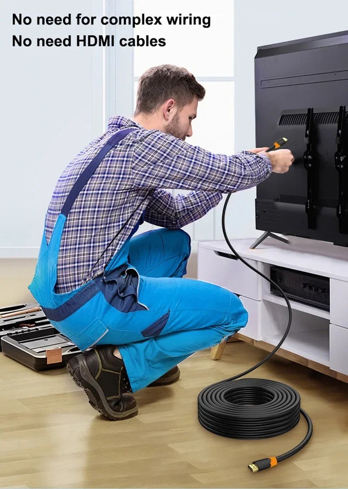 1080p Wireless HDMI Extender Video Transmitter and Receiver Display PC TV Share