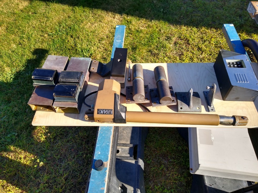 driveway gate solid bronze frame, posts, etc.