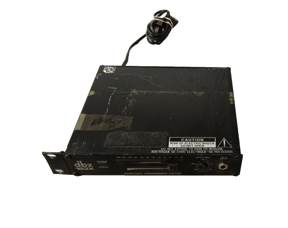 dbx 163X Professional Over Easy Compressor Limiter Signal Processor