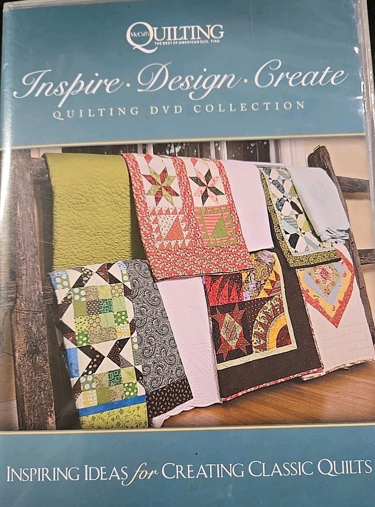 3 Quilting DVDs - Inspire Design Create - Ideas, Designs, Techiques
