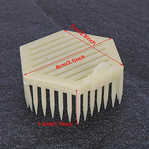 10Pcs Plastic Beekeeping Queen Needle Type Bee Cage Queen Cage Beekeeper Tool