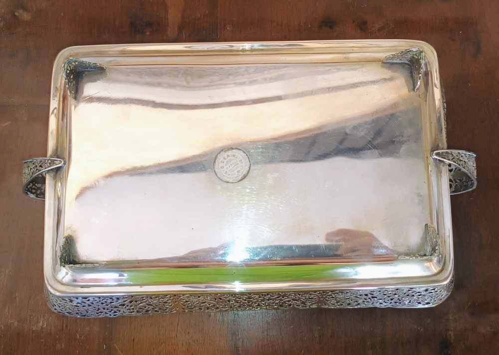 800 silver, tray, centrepiece, Made in Italy