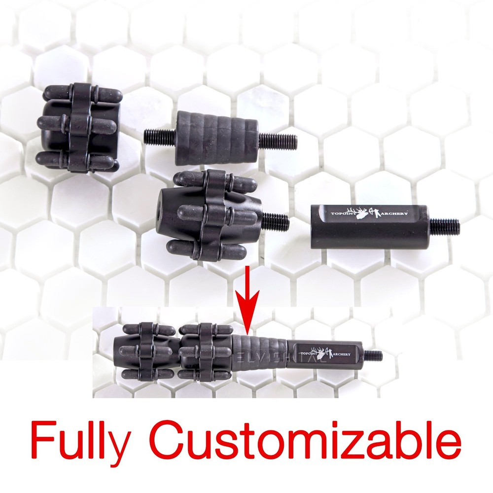 6.5" Customizable Stabilizer Vibration Dampening Compound Bow Accuracy Balance
