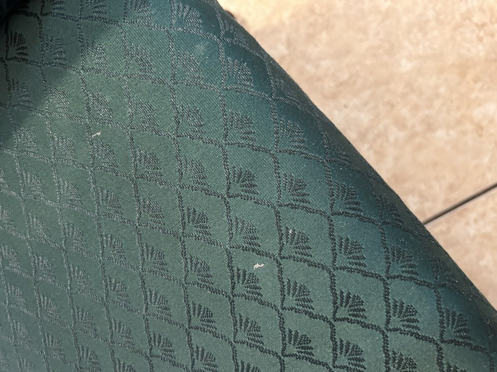 Vintage Mid Century Long Upholstered Long Bench