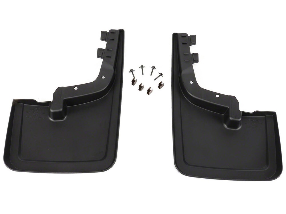 F-150 2021-2024 Carbon Black Molded Splash Guards Mud Flaps Protector Front Pair