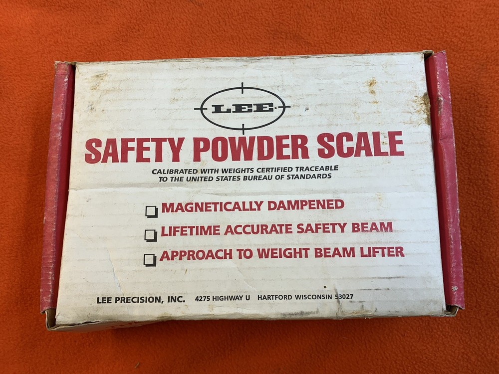 RELOADING - Lee Safety Power Scale #90681