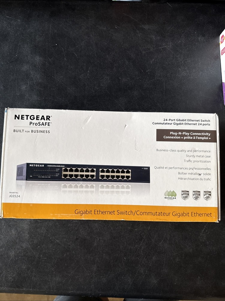 NETGEAR JGS524 ProSafe 24-Ports External Switch