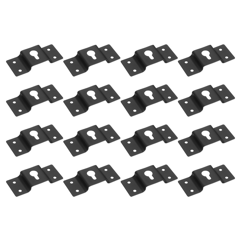 16Pcs Wall-Mounted Speaker Hanging Brackets, 2.8 x 1.18In