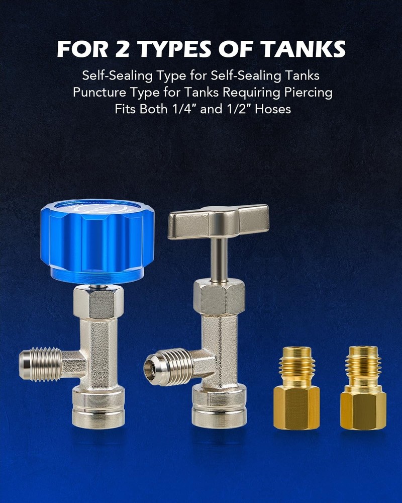Orion Motor Tech R1234yf Quick Couplers Set, Adapter Tool Kit with...