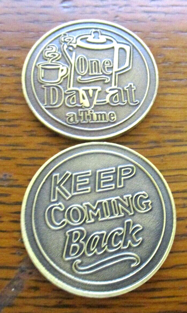 Coin "RULE 62" All 12 Step Programs AA NA OA SA Recovery