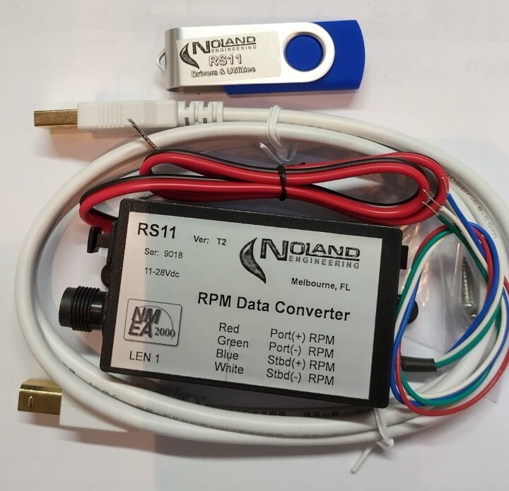 Noland NMEA 2000 RPM Data Converter for 2 Engines