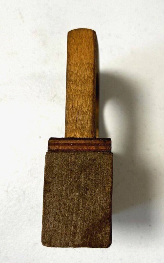Vintage Sharpening Stone with a Wooden Grip Handle