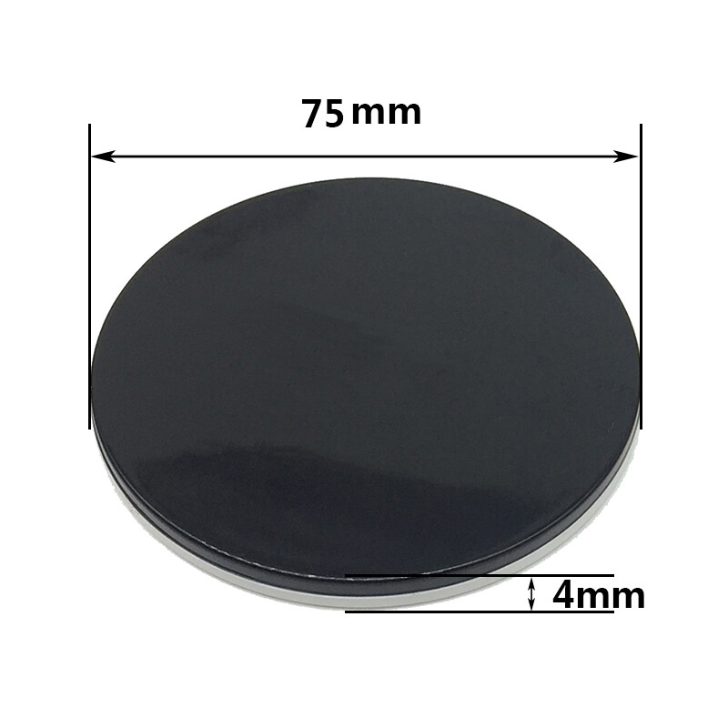 Stereo Microscope White Black Working Board Bottom Working Stage Round Plastic