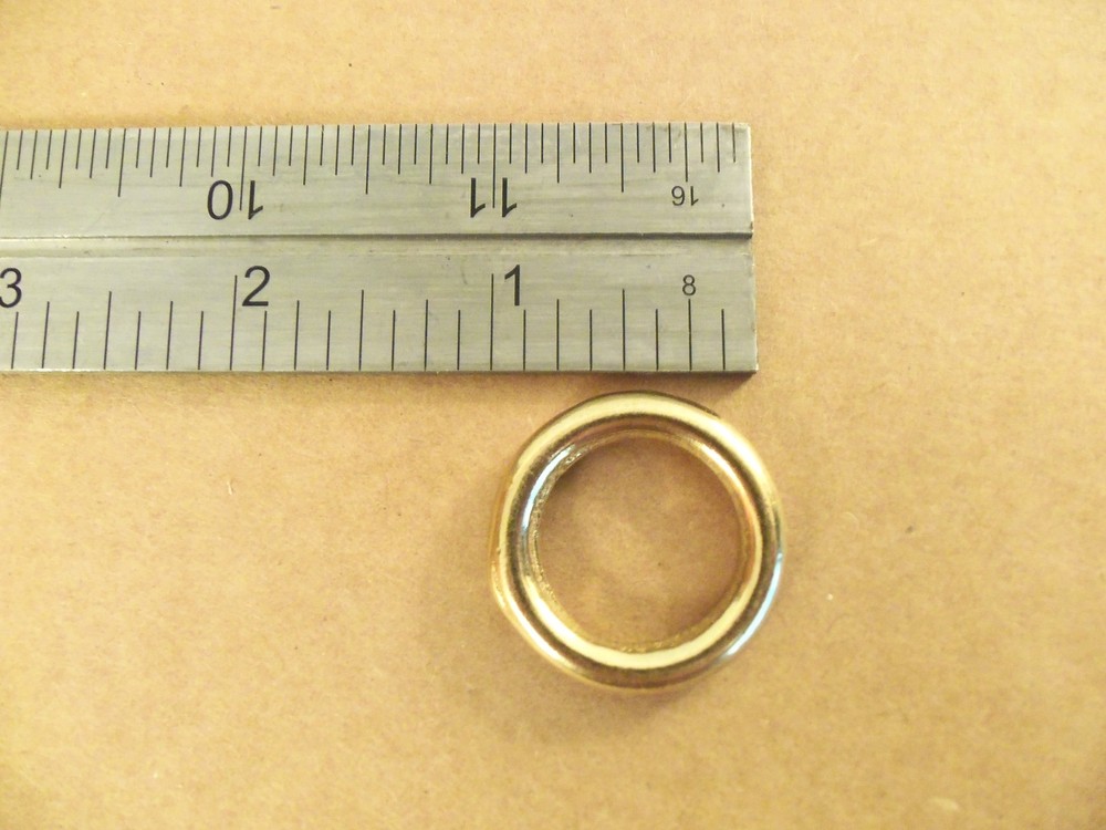 3/4" Solid Brass O Rings (Pack Of 25) SCA