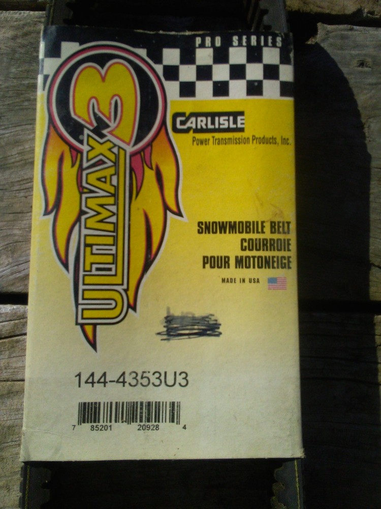 carlisle snowmobile belt