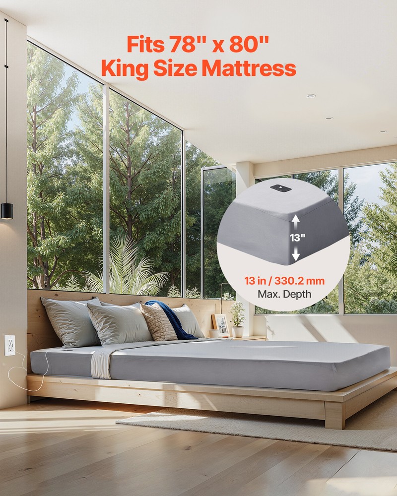 Grounding Sheets King Size 95% Cotton + 5% Silver Fiber Earthing Fitted Sheets