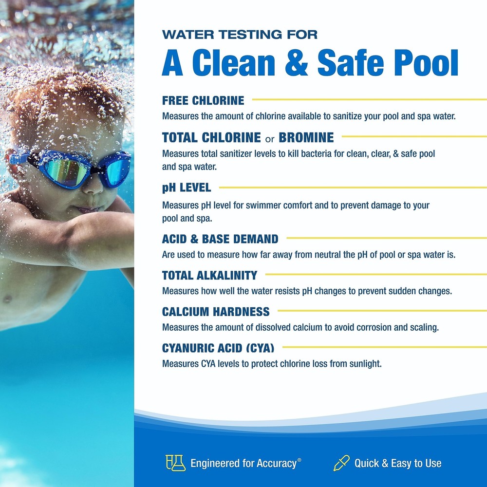 Taylor Complete Pool Spa Test Kit High Range K-2005C 2oz Reagents