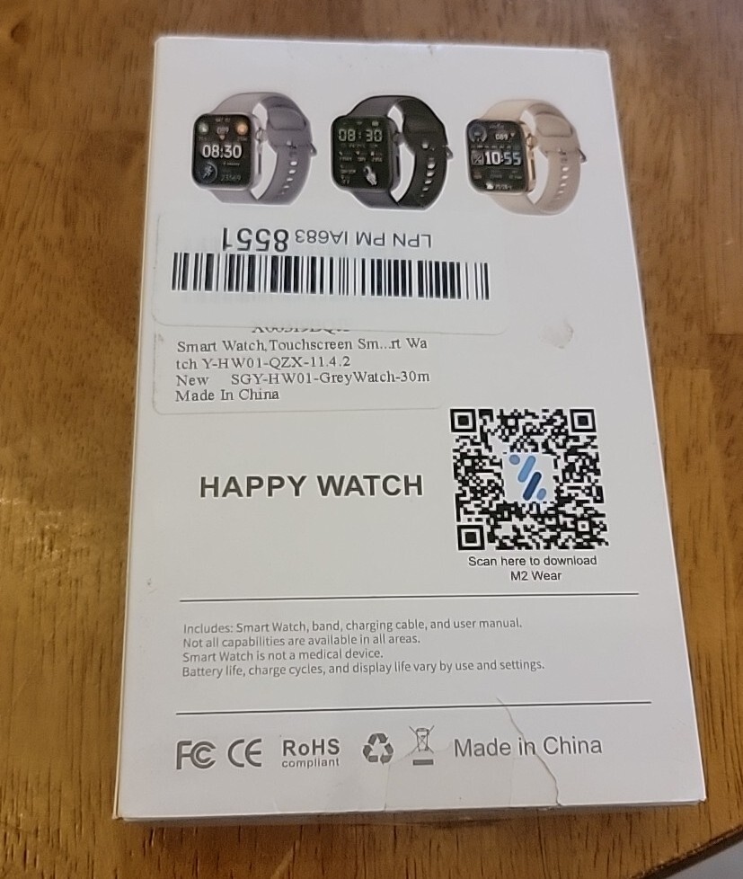 ZEQUK Smart Watch New In Open Box