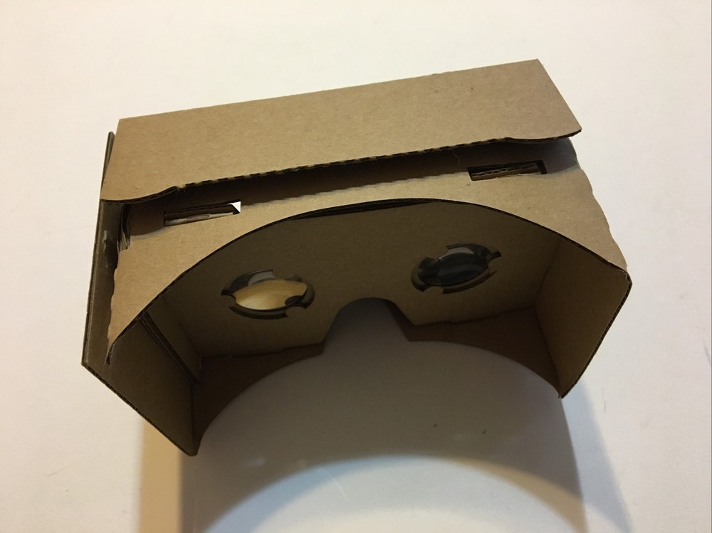 D-Scope Pro Google Cardboard Kit 3D Virtual Reality Machine Cut Fits Iphone