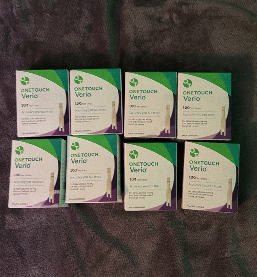 OneTouch Verio Glucose Test Strips 4 Boxes 100 Count Compatible,  150 for 4