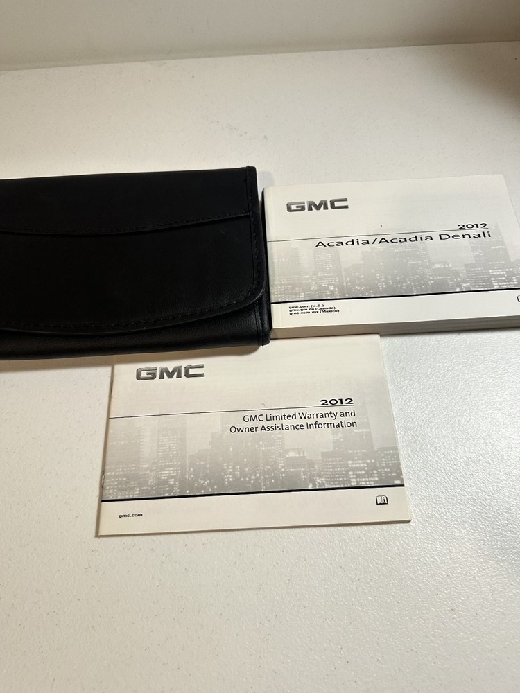 2012 GMC Acadia Owner's Manual Set OEM