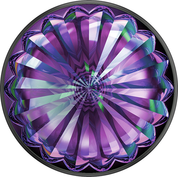 PopSocket PopGrip Deco Purple Rainbow