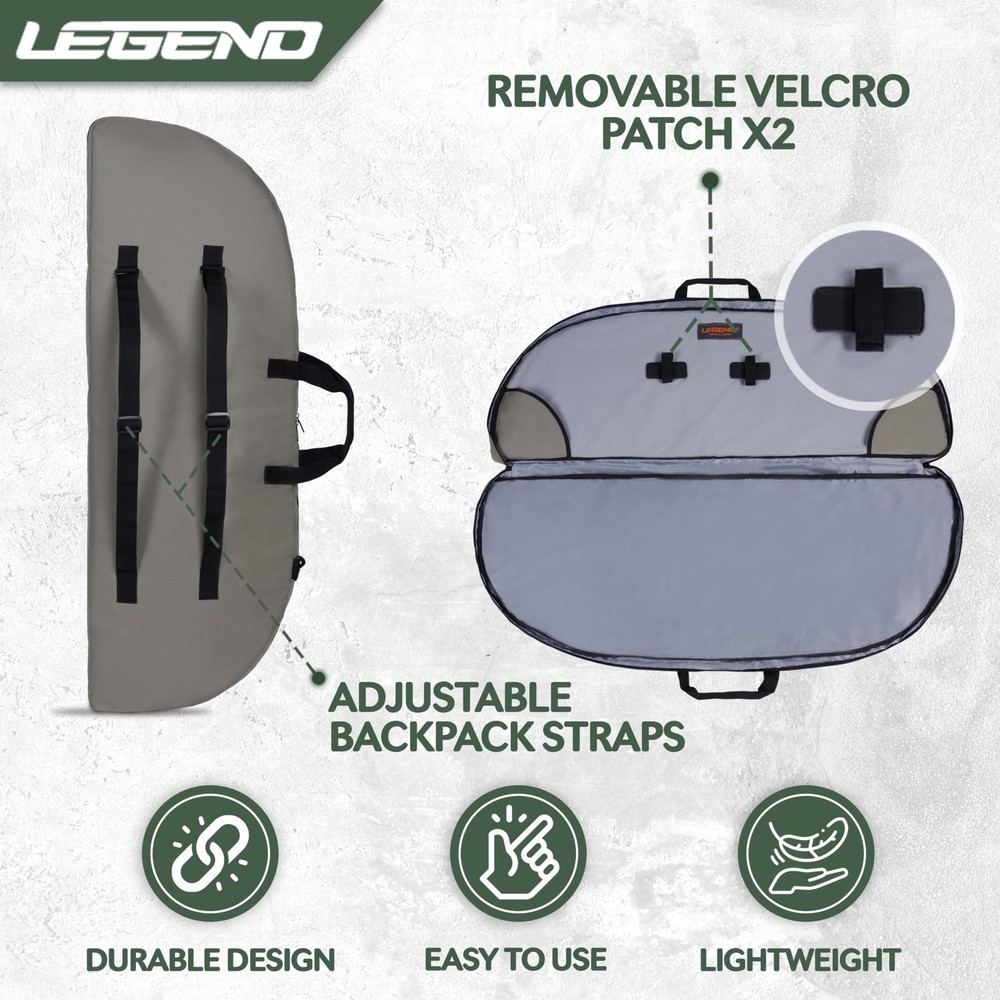 LEGEND Essential Compound Bow Case - Soft Bow Case for Compound Bow Archery ...