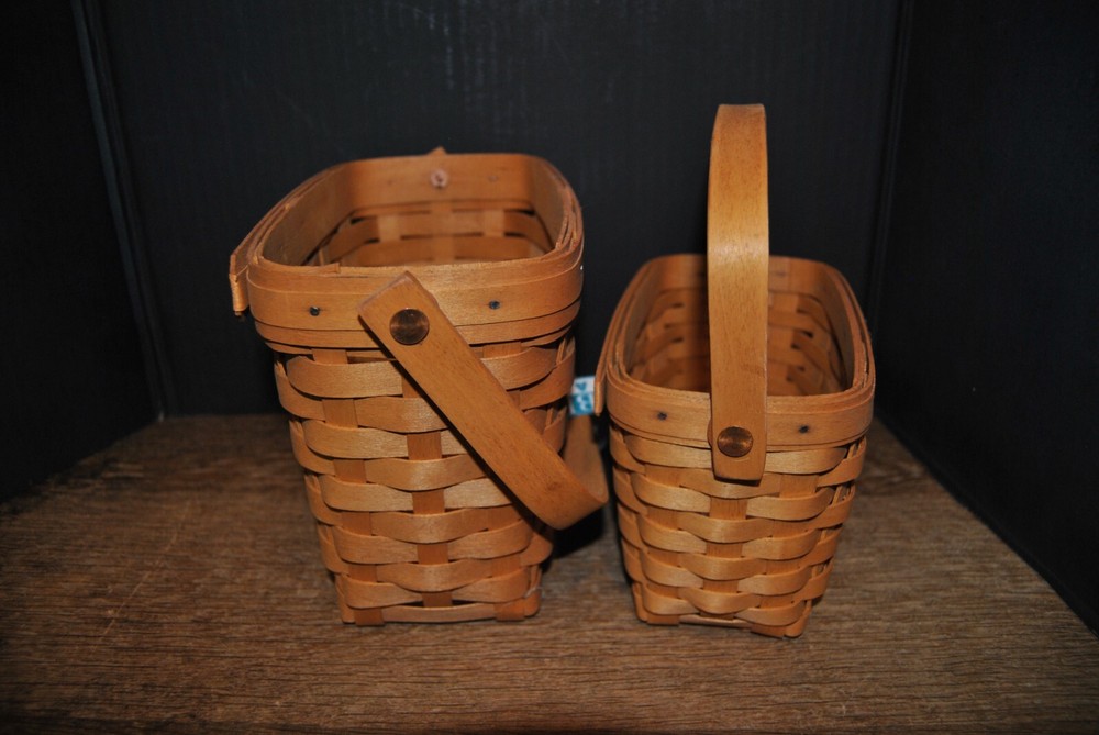 2 Longaberger Baskets 1997 Dresden Tour
