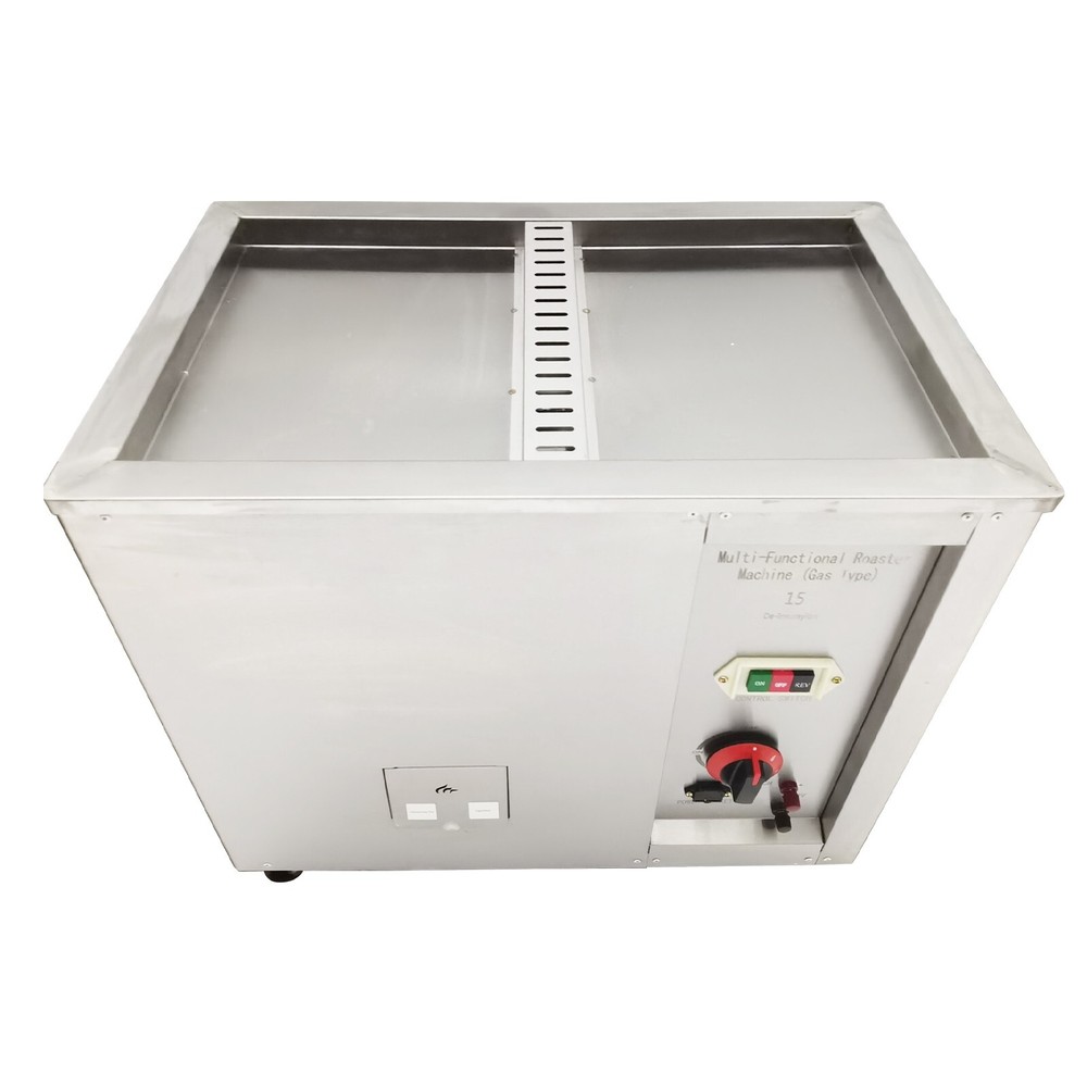 Open box 110V Automatic 16.5LBS Coffee Roaster Nuts Bean Roasting Frying Machine