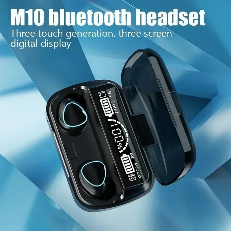 TWS Bluetooth Earbuds Waterproof Bluetooth 5.1 Headset Noise Cancelling Wireless