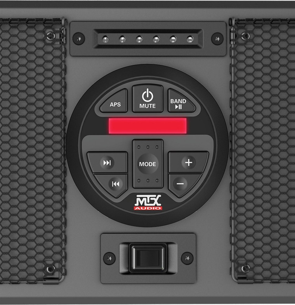 MTX MUDSYS41 Four-Speaker Marine Soundbar System w/Bluetooth For ATV/UTV/Tractor
