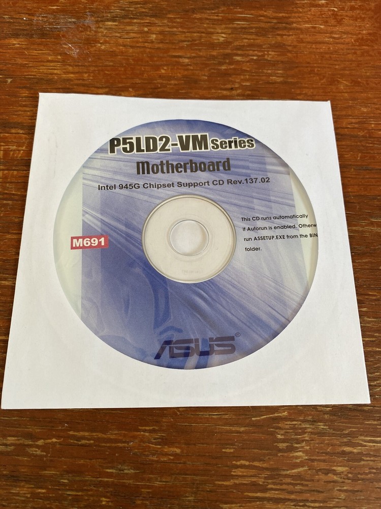 ASUS P5LD2-VM Series Disc M691
