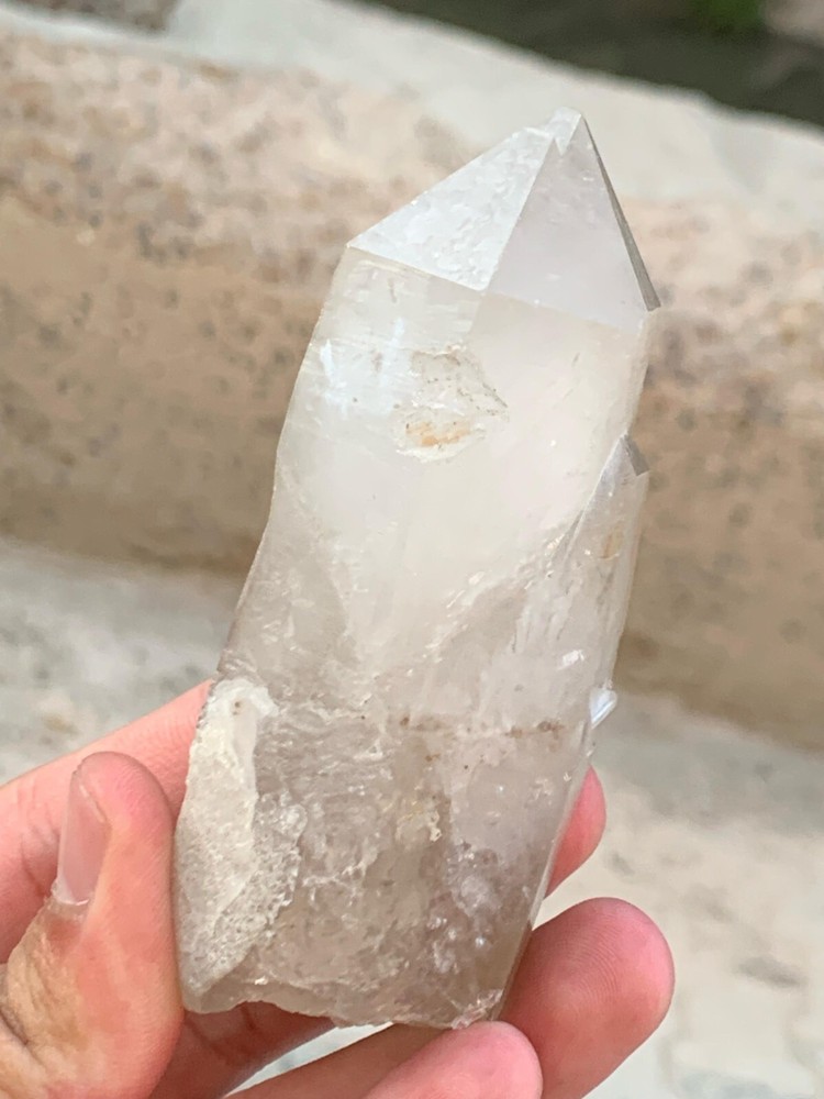 Very beautiful quartz terminated crystal