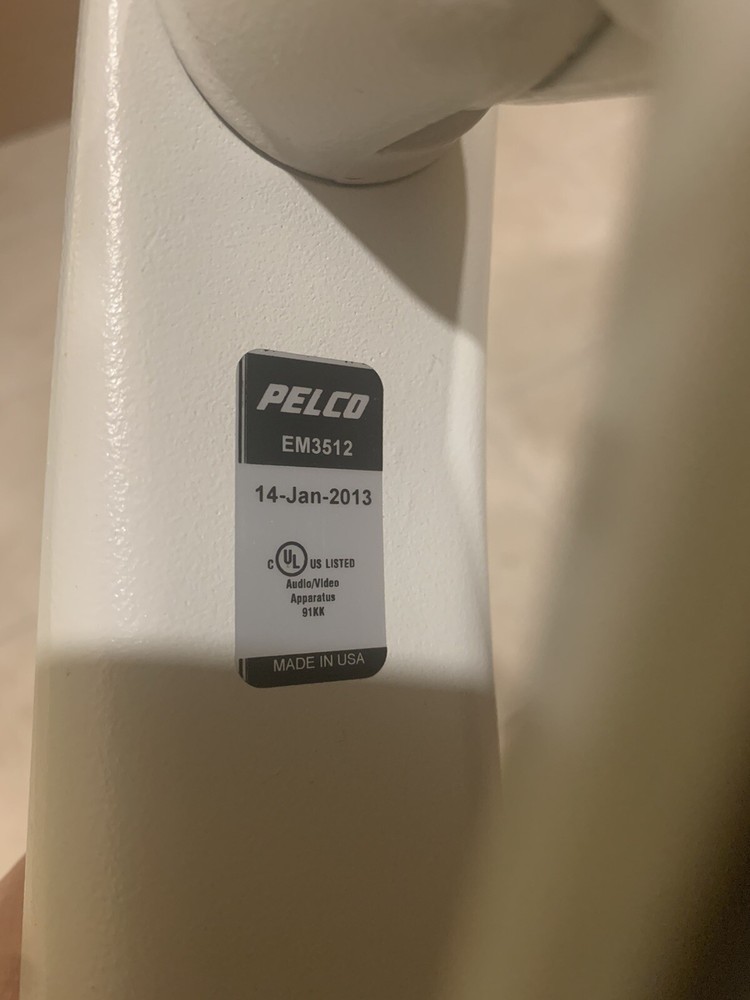 Pelco EM3512 Feedthrough Wall Mount Camera Housing Kit