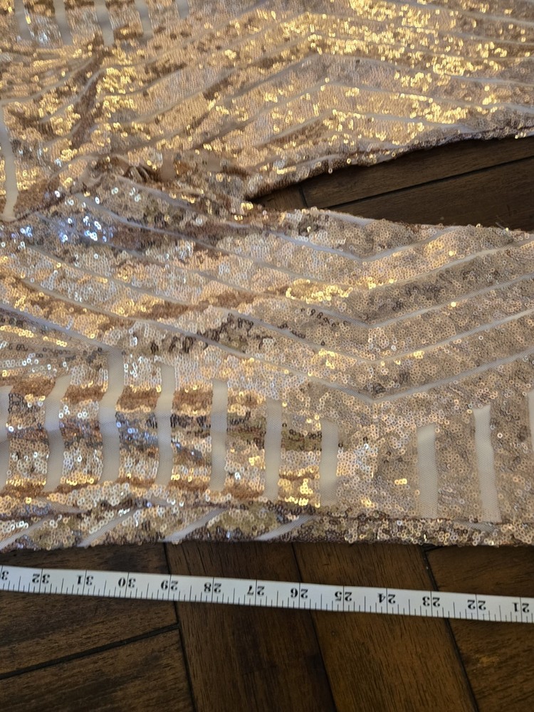 Gold Dance Costume Sequin Pants