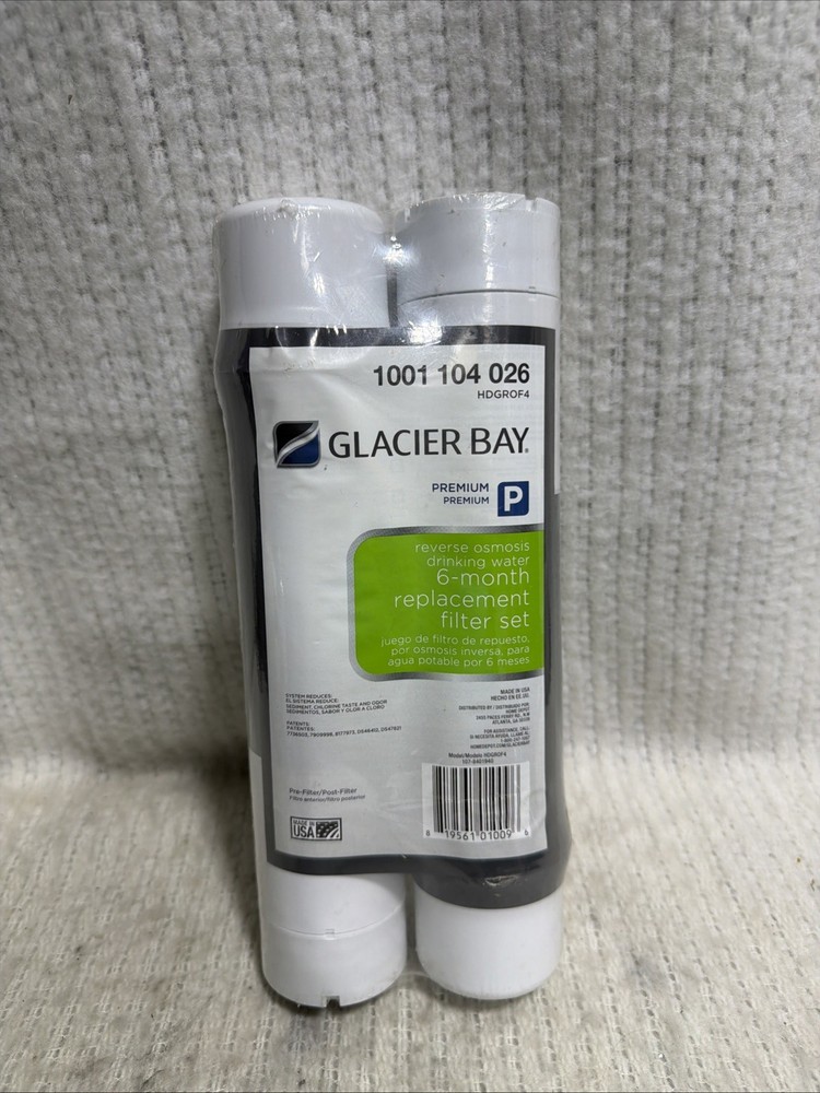 Glacier Bay 1001 104 026 HDGRO4 Water Filter New Sealed!