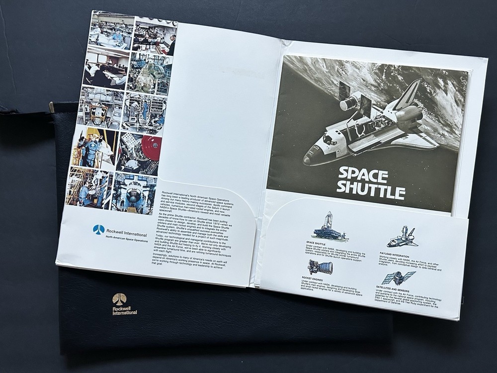 1979-1981 NASA Rockwell Early Space Shuttle Orbiter Program Portfolio lot