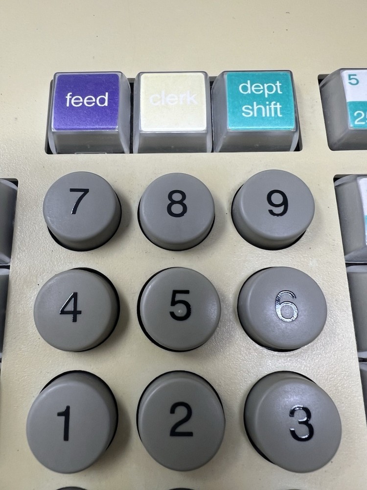 Royal Alpha 587cx Cash Register Management System w/ Keys POWERS ON UNTESTED