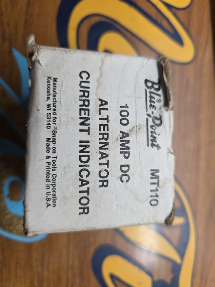 BLUE POINT MT110 ALTERNATOR CURRENT INDICATOR, 100A