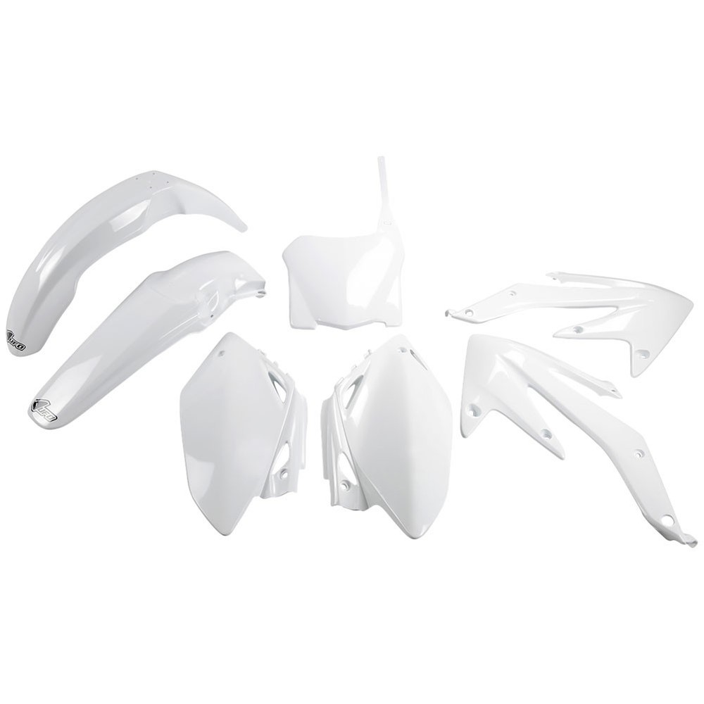 UFO Complete Plastic Kit White For Honda CRF450R 2008