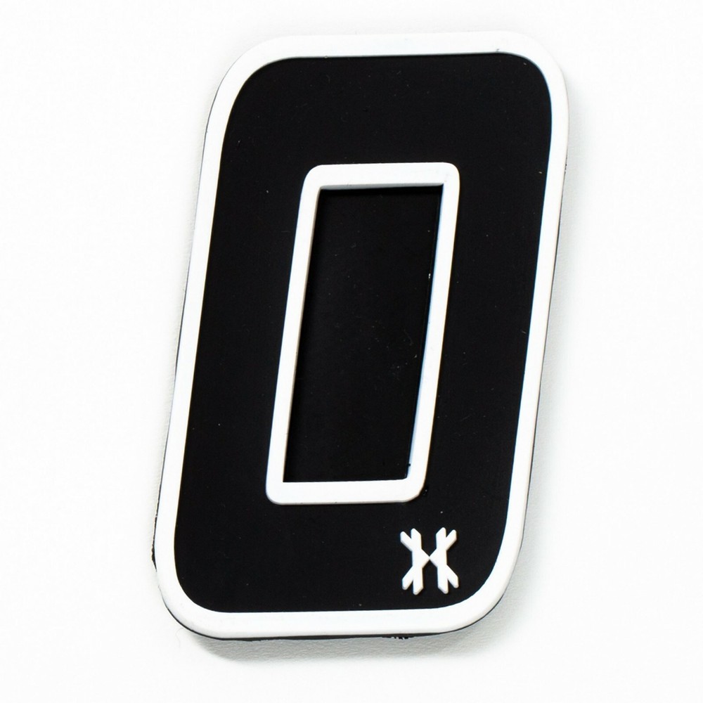 HK Army Rubber Number Patch W/ Hook + Loop - "0" - Paintball
