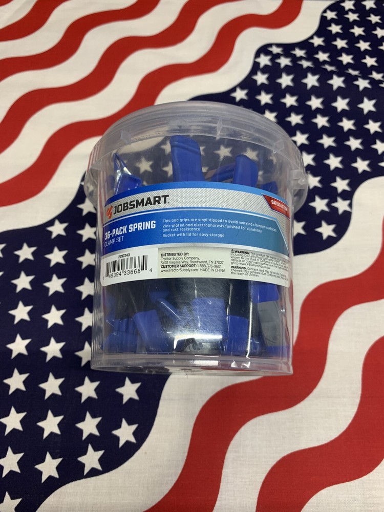 JobSmart 36-Pack Assorted Spring Clamp Set