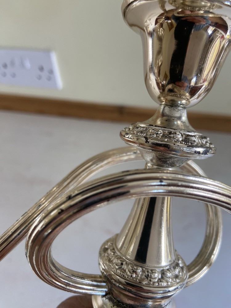 Vintage 3 Arm Candelabra