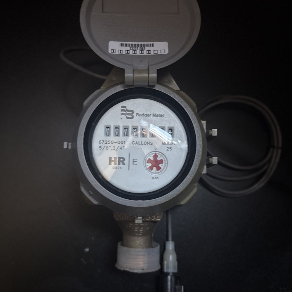 Badger Model 25 Water Meter Gallon Direct Read