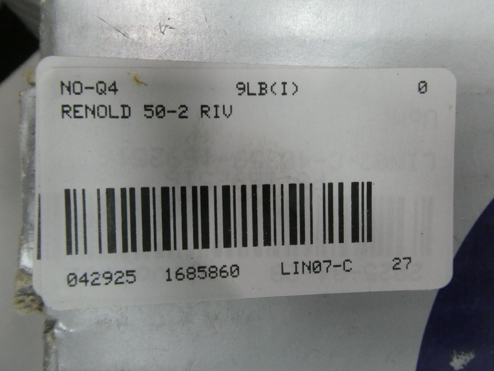 Renold 50-2 RB 50-2 RIV 10ft Double Roller Chain